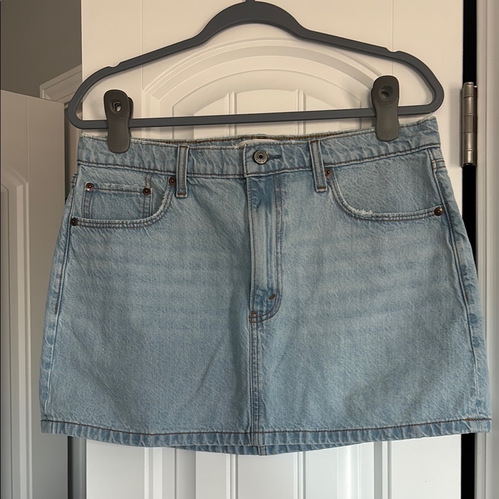 A&F Denim Mini Skirt